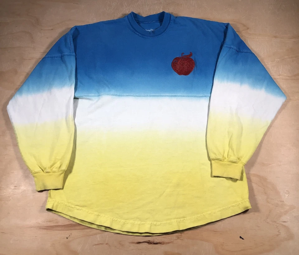 Disneyland Resort Snow White Spirit Jersey Tie Dye Camisa Talla XS Poison Apple Foto 3 de 4