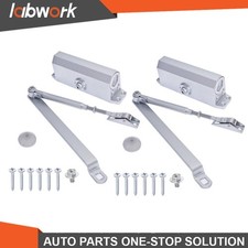 Labwork Two Independent Valves Control Sweep Aluminum 45-65KG Door Closer 2 PCS