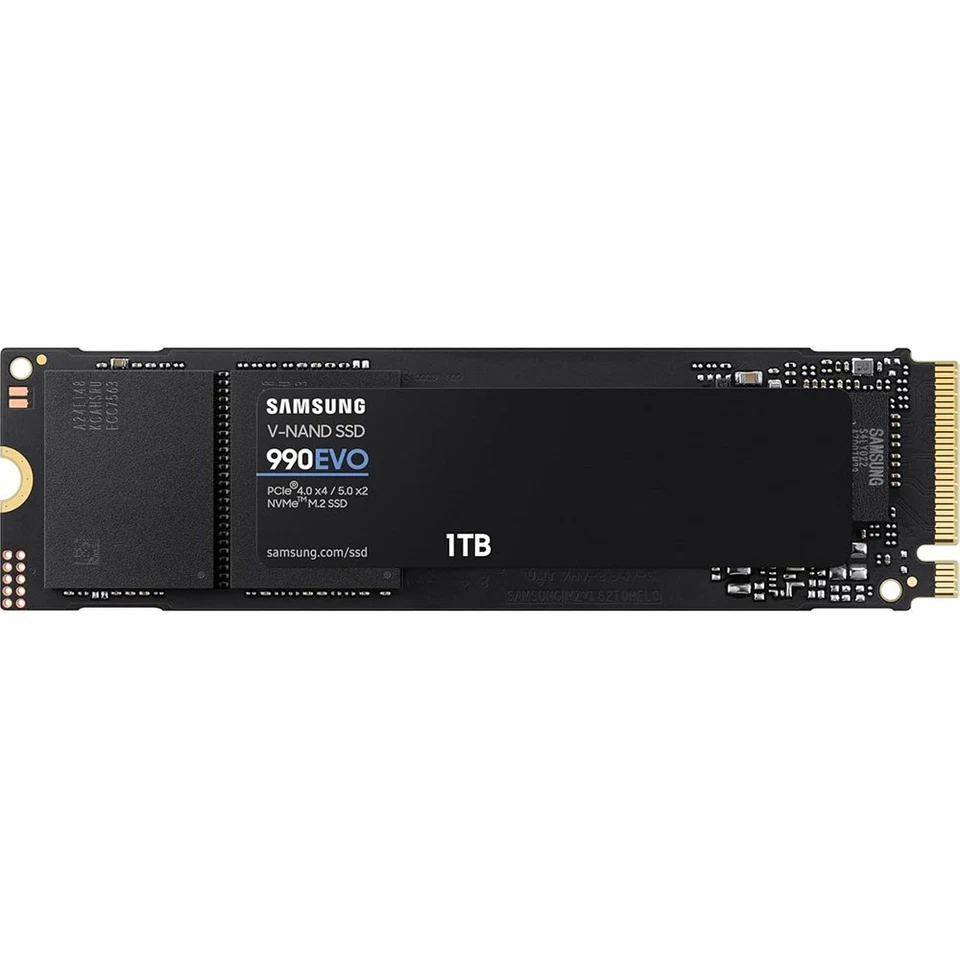 Samsung 990 EVO 5.0 NVMe Ultra-Fast 5000MB/s Read 1TB SSD - MZ-V9E1T0B/AM - Open