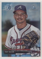 2017 Bowman Draft Chrome Sky Blue Refractor 144/399 Troy Bacon #BDC-93 z6b