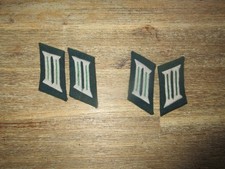 4 Stck Kragenspiegel Wehrmacht Heer WK2 WWII WH Repro Einheit Army Collar Badges