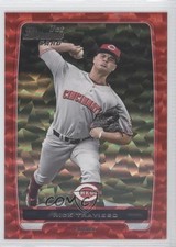 2012 Bowman Draft Draft Picks Red Ice 10/25 Nick Travieso #BDPP7 2x6