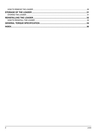 KUBOTA LA526 FRONT LOADER OPERATORS MANUAL - WIRE CLOSURE - TOUGH JACKET - Picture 3 of 9