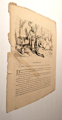 Gustave Dore/H Pisan ~ Don Quixote Antique Illustration