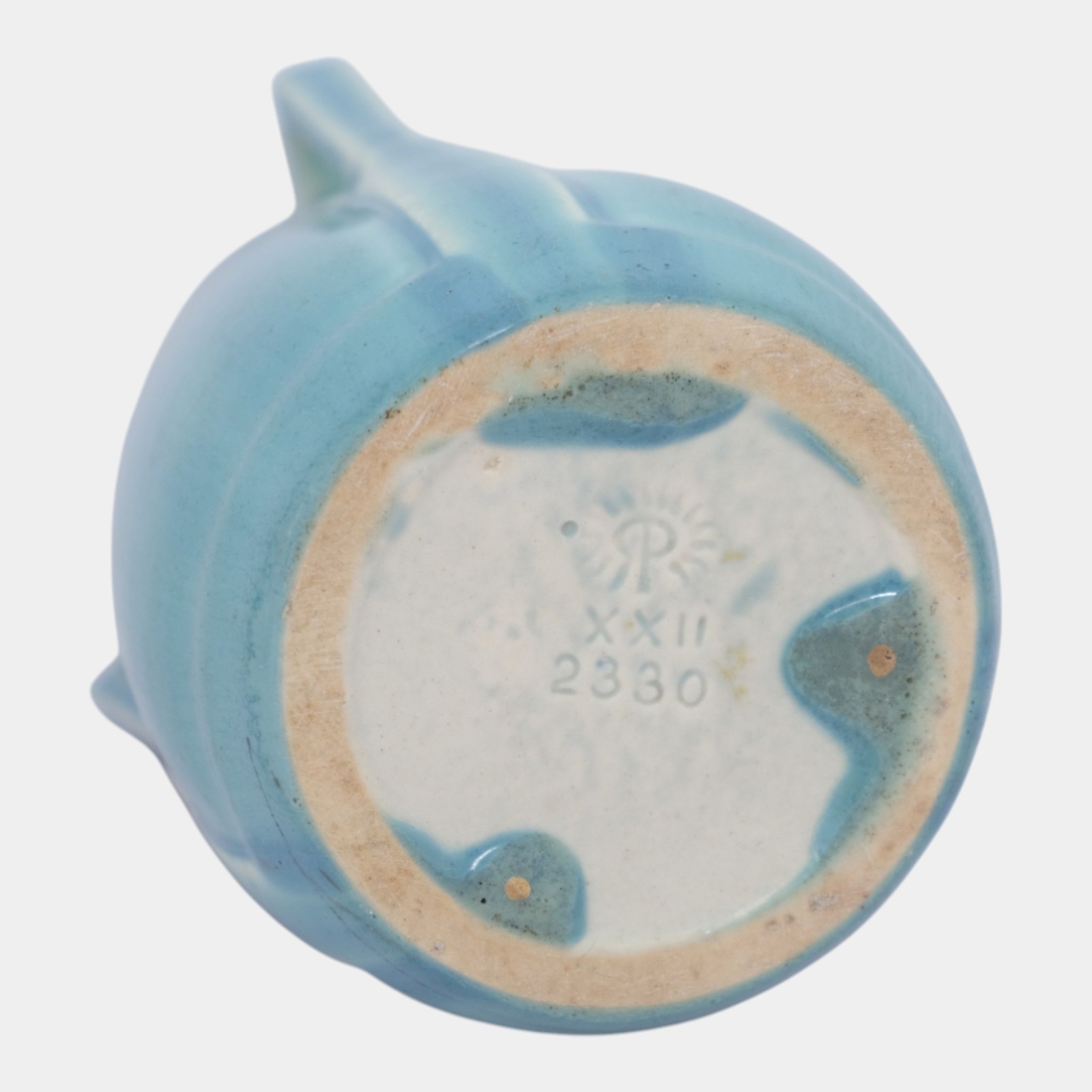 Rookwood 1922 Vintage Arts And Crafts Pottery Blue Ceramic Vase 2330