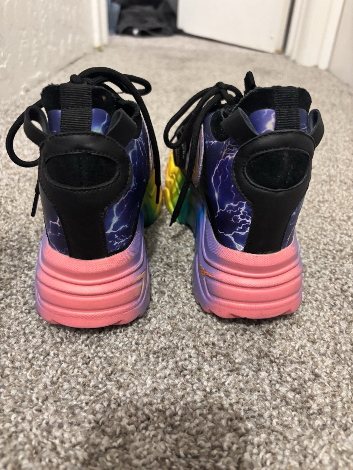 Anthony Wang Multicolor Lightning Pattern Rainbow… - image 3