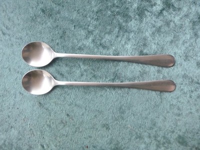 WMF Cromargan  Luzern 2 Limonadenlöffel/Longdrinkllöffel  ca. 18,5cm Zustand gut