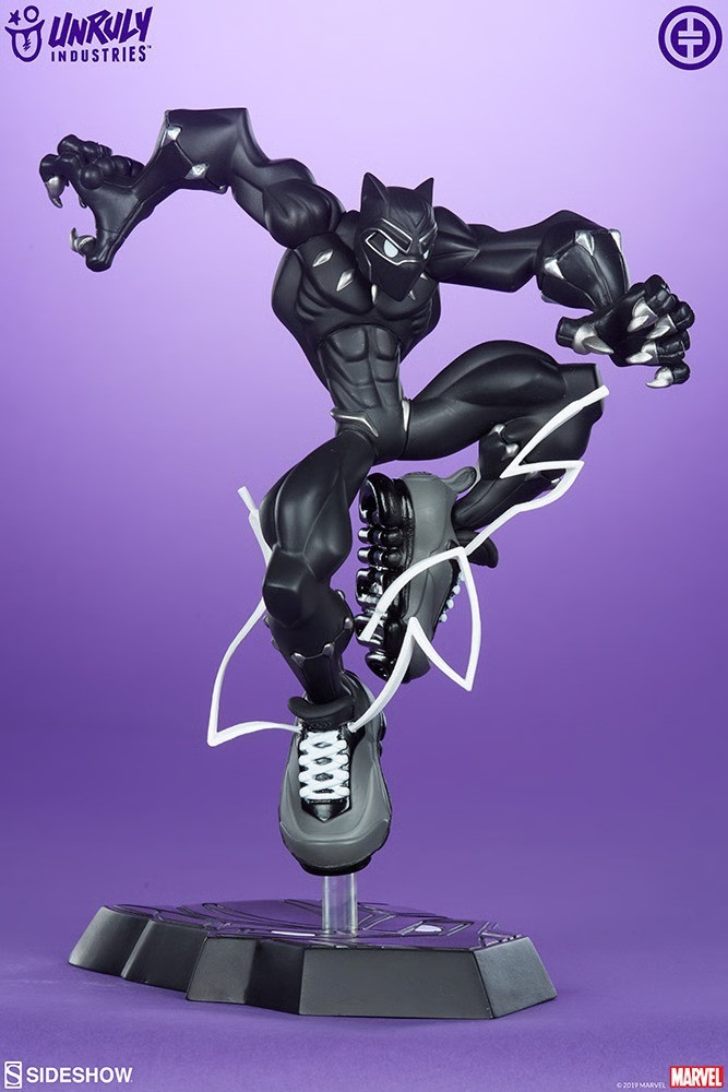 UNRULY INDUSTRIES BLACK PANTHER T'CHALLA DESIGNER STATUE BY TRACY TUBERA *NEW!*