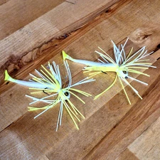 Micro Fishing Swim Jigs BFS 1/8 oz. 5 Color Options 2 Pack Includes Swim Bait