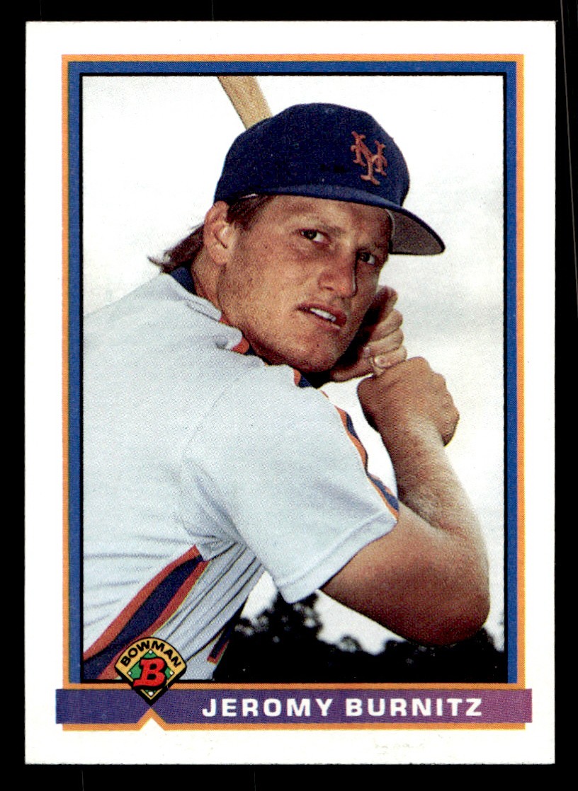 1991 Bowman - Jeromy Burnitz Baseball card New York Mets Raw Trading Card
