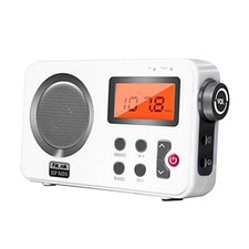 Shower Speaker - AM/FM Radio With LCD Display, Portable Stereo With Earphone