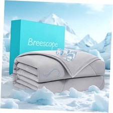 Breescape Edred n refrescante tama o individual - BlendTek Q Doble Gris Misty