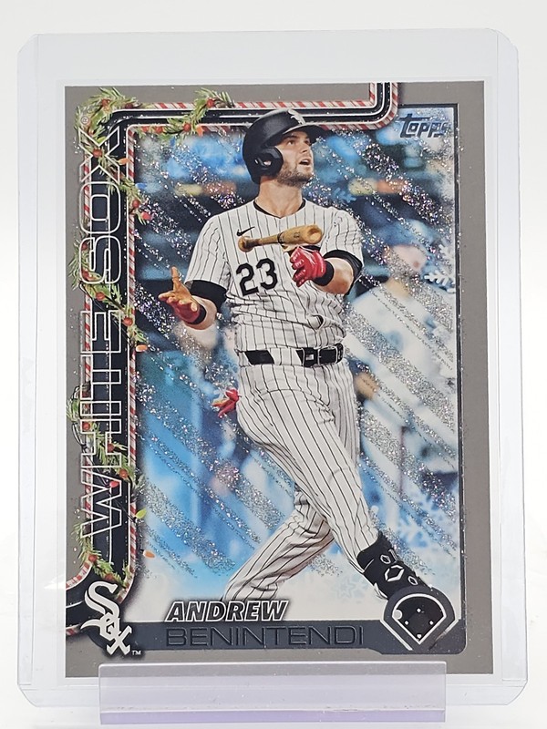 ANDREW BENINTENDI 2025 TOPPS HOLIDAY SILVER GLITTER #H84 WHITE SOX Q7262
