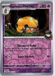 Team Rocket's Dottler 088/182 Destined Rivals Reverse Holo Common