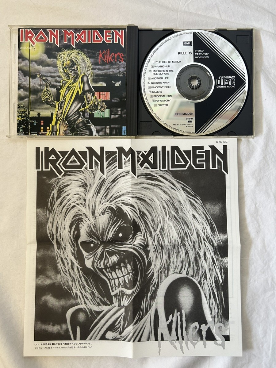 IRON MAIDEN Killers CD 帯付き 国内盤CP32-5107 Iron Maiden Killers CD JAPAN 1986 EMI CP32-5107 BLACK TRIANGLE