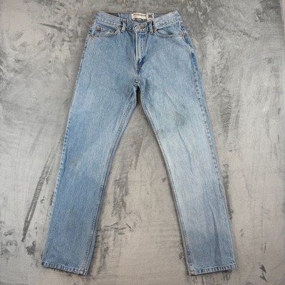 Levi s 505 Herren Regular Fit Light Wash Straight Leg Jeans W30 L34 Classic
