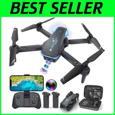 Foldable Drone with 1080P Camera - Perfect for Beginners & Aerial Adventures