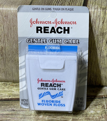 New Johnson & Johnson Reach Gentle Gum Care Woven Floss 50 Yd 1 pack NIP