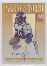 1999 Donruss Elite Passing the Torch 888/1500 Cris Carter Randy Moss #16 HOF 3pu