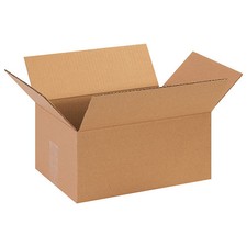 13x9x6 Shipping Boxes Corrugated Cardboard Moving Packing Cartons 25 Pack