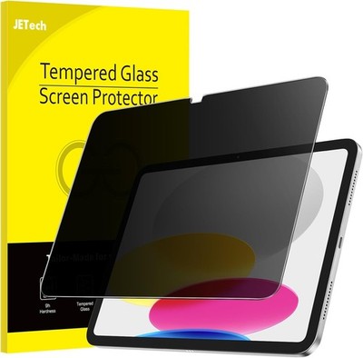 JETech Sichtschutz für iPad (A16) 11./10. Generation, Schutzfolie, Displayschutz