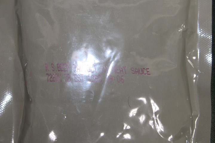 5 US Military Issue MRE Entress Beef Ravioli Lot 5 Packs