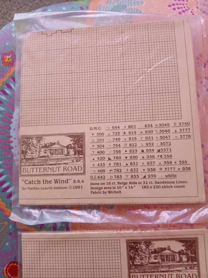 Lot of 11 Butternut Road & D.M.C. Cross Stitch Patterns - Image 2 of 4
