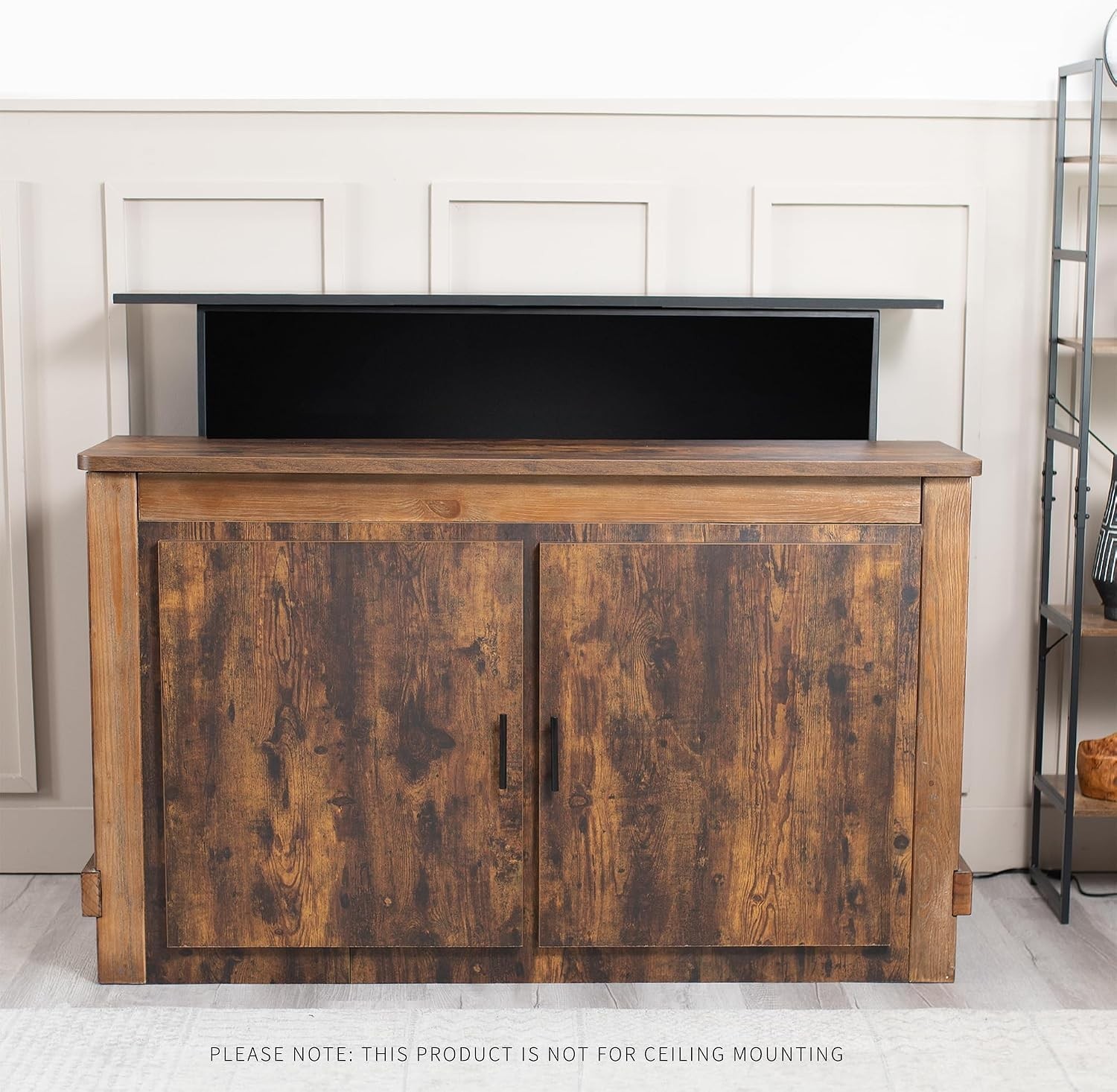 TV Stand for 32 to 65 inch Screens, Vertical Lift Television Stand with Remote — image 6