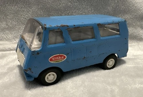 Vintage Tiny Tonka 5" Blue Van