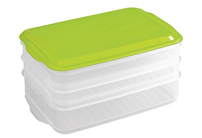 Sistema Salad TO GO Lunchbox | Frischhaltedose mit einzelnen Fächern, Reisebe...