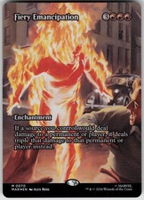 Fiery Emancipation (Borderless) 70 Marvel Universe MTG Foil NM