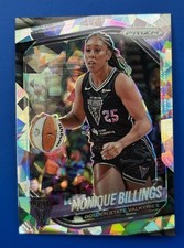 2025 Panini Prizm Monique Billings Cracked Ice #99 Golden State Valkyries WNBA
