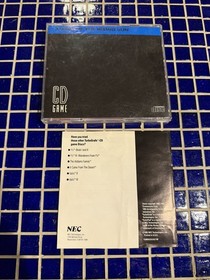 TurboGrafx  16 CD Lords of the Rising Sun TurboDuo  Game Case Manual Map Insert 