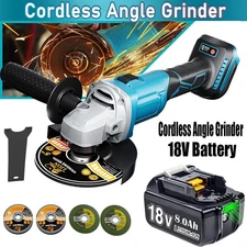 Cordless Angle Grinder Brushless Cut-Off/Angle Grinder For Makita 18Volt Battery