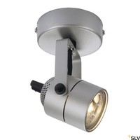 Silber Abgewisch Moderne Spot Strahler Reflektor 1X50W/Gu10 IP20 9,5X14 [Cm]