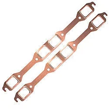 SCE Gaskets 4164 Pro Copper Header Gasket - 1.200 x 1.650 in Stock Port- Pair