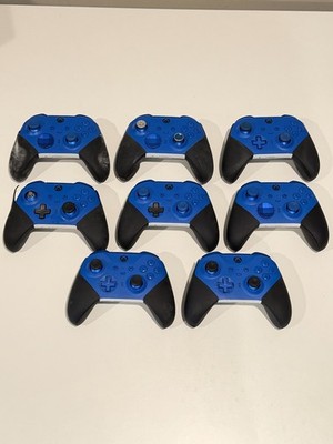 Microsoft Xbox Elite Series 2 Wireless Controller Xbox S/X - Blue (8) lot AS IS