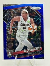 2025 Panini Prizm WNBA #16 Allisha Gray Blue Velocity Prizms