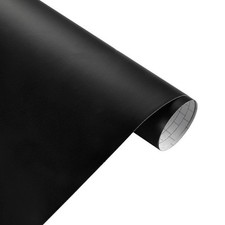 12 X 60 Matte Flat Black Vinyl Film Wrap Sticker Decal Bubble Free Air Release 12 X 60 Matte Flat Black Vinyl Film Wrap Sticker Decal Bubble Free Air Release