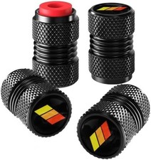 4 Pack Black Car Tire Valve Stem Cap Cover Fit Toyota Trd Tacoma Tundra Rav4 Hig