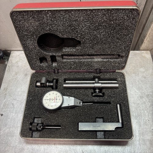 Starrett Dial Test Indicator with Swivel Head No. 811 W/Case & Attachments