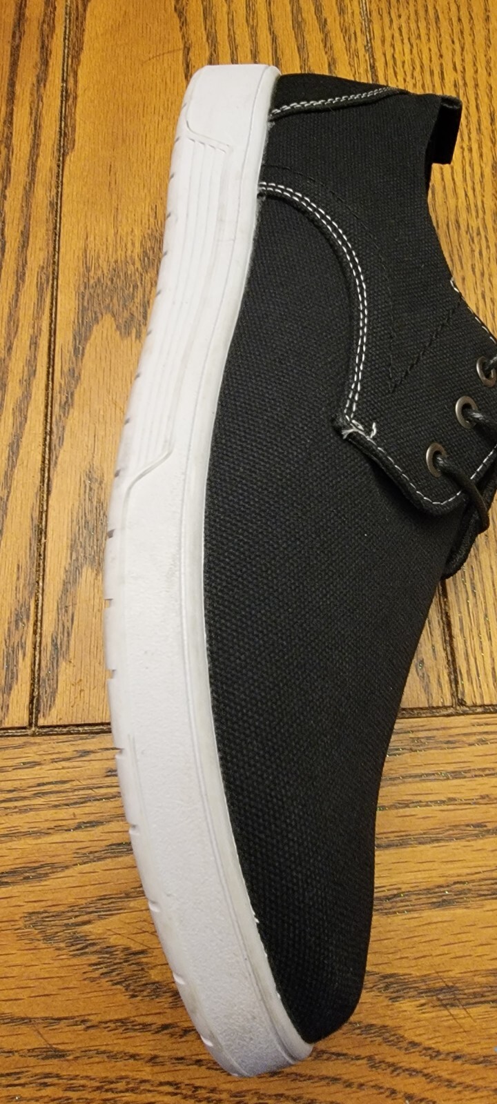 SAOLA ZZHAP Scarpe Oxford Uomo Casual Tela Traspirante Nero Sneakers SOLO SCARPA DESTRA