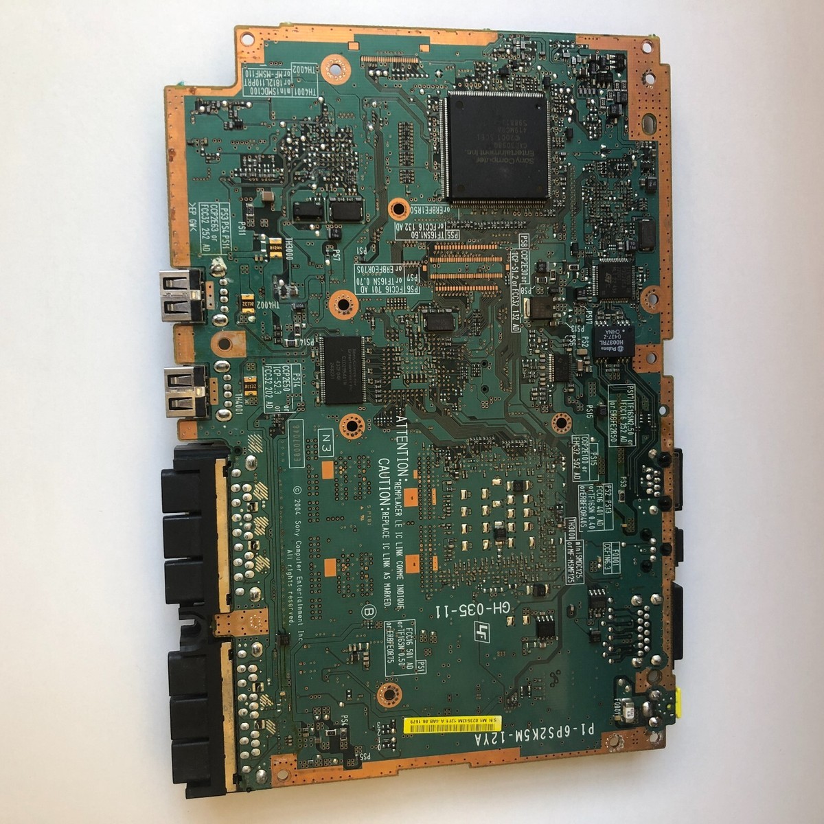 Sony PS2 Model SCPH-75000 Case Motherboard Optical Module