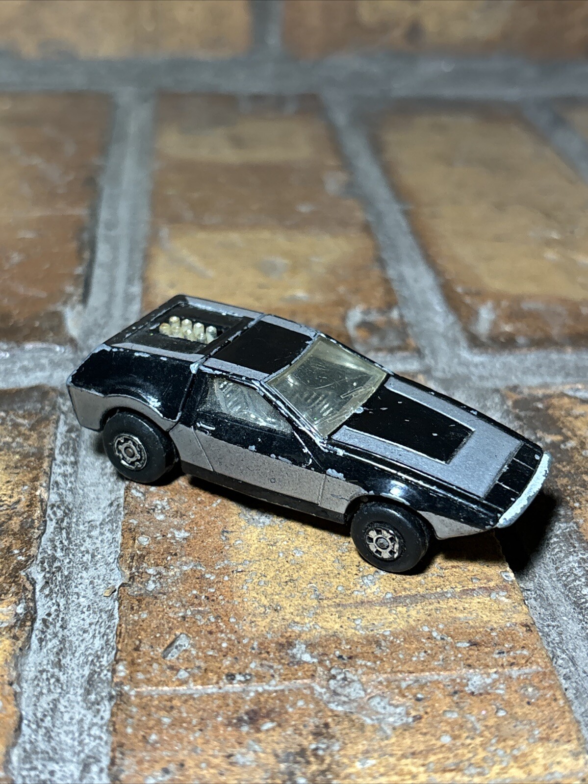 Vintage ✅ Matchbox Superfast No 51 Midnight Magic Black Silver 1972 Car Die Cast