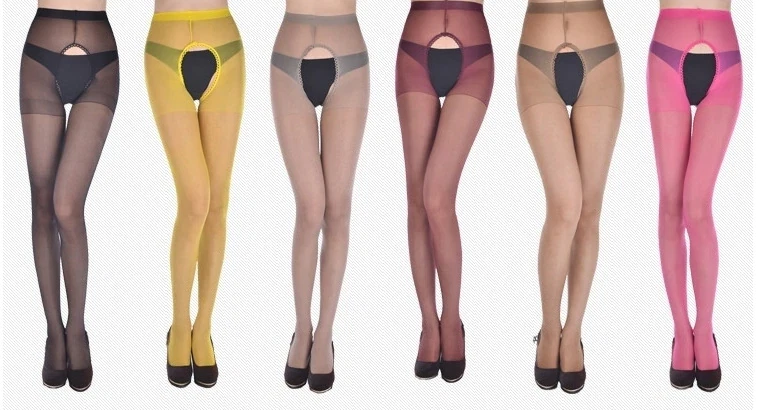 # Sexy Nylon Strumpfhose Dessous Fetisch Strümpfe Stocking vers. Farben - Bild 3 von 4