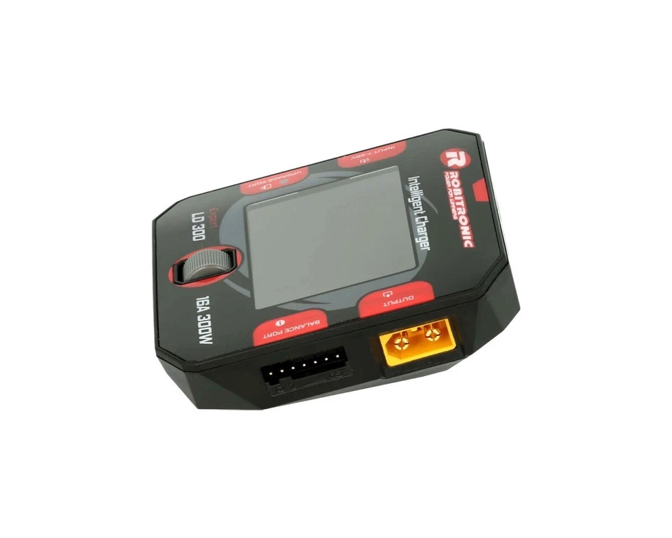 Cargador Robitronic Expert LD 300 LiPo 1-6s 16A 300W DC R01014  Foto 3 de 4