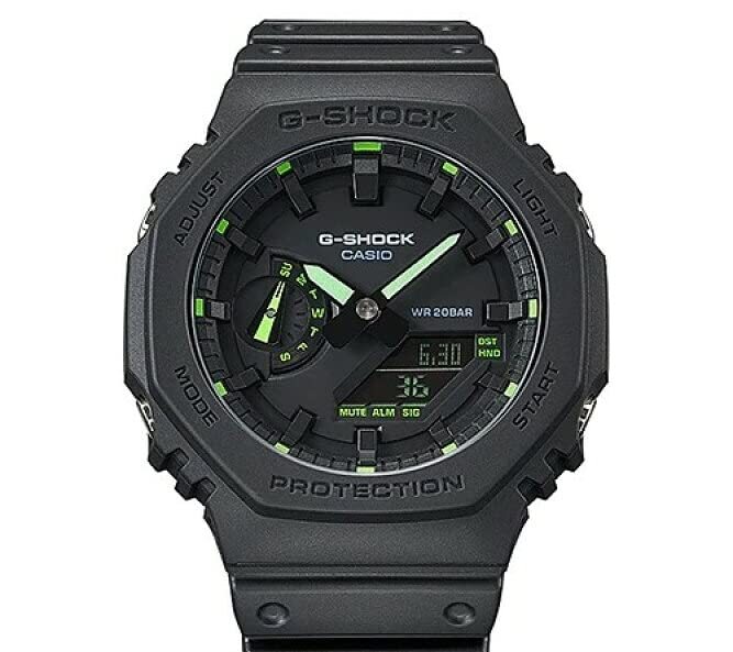 CASIO G-Shock GA2100-1A3 Neon Accent Watch 889232319261| eBay