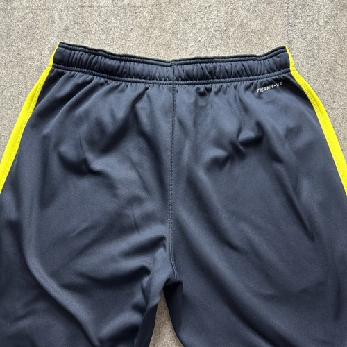 Nike THERMA-FIT KO Sweatpants Men L Blue Yellow Fleece 33" Adjustable Leg 379431 - Picture 9 of 20