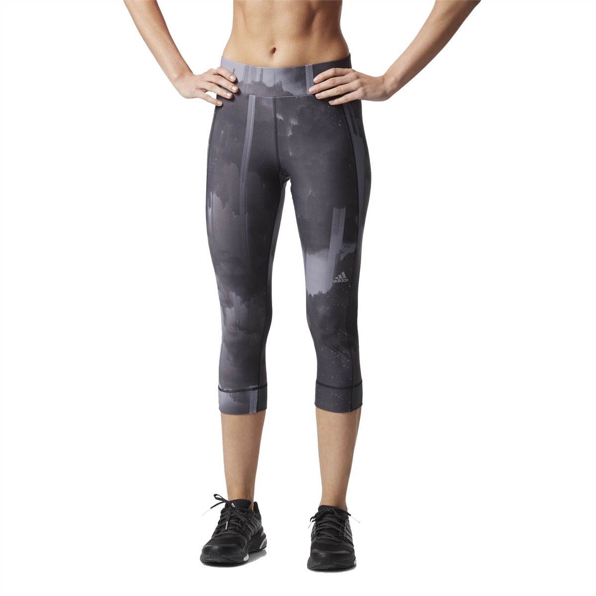 Women Adidas Leggings XS 3/4 Cropped Legging Reflective New | eBay