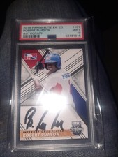 2019 Panini Elite Ex Ed Robert Puason Auto RC #101 PSA 9 MINT Dominican Pros Lg